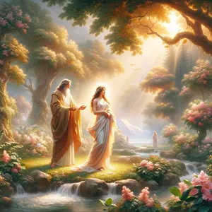 22. Y de la costilla que el Señor Dios tomó del hombre, hizo una mujer, y la trajo al hombre.