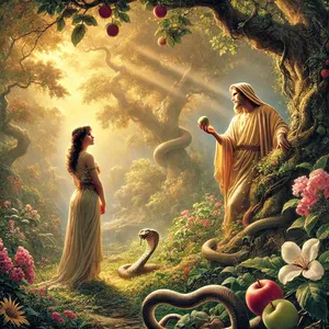 3. pero del fruto del árbol que está en medio del huerto, dijo Dios: No comeréis de él, ni le tocaréis, para que no muráis.