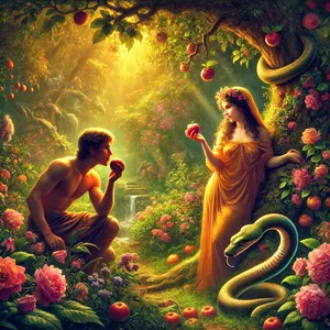 6. Y vio la mujer que el árbol era bueno para comer, y que era agradable a los ojos, y árbol codiciable para alcanzar la sabiduría; y tomó de su fruto, y comió; y dio también a su marido, el cual comió así como ella.