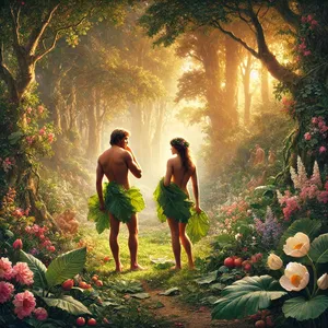 7. Entonces fueron abiertos los ojos de ambos, y conocieron que estaban desnudos; entonces cosieron hojas de higuera, y se hicieron delantales.