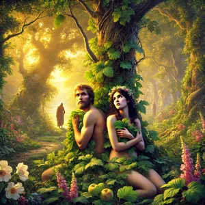 8. Y oyeron la voz de Jehová Dios que se paseaba en el huerto, al aire del día; y el hombre y su mujer se escondieron de la presencia de Jehová Dios entre los árboles del huerto.
